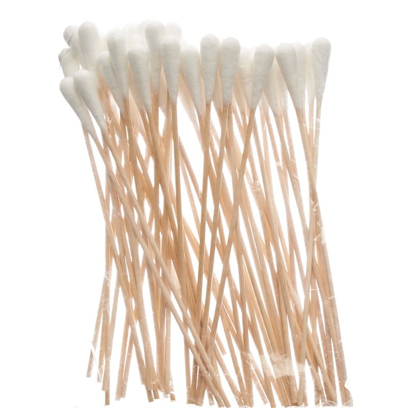 SANITEX Wattestäbchen 20cm Holz 50 Stk