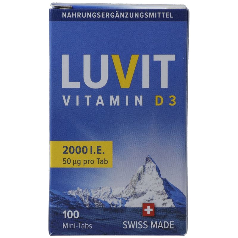 LUVIT Vitamin D3 Mini-Tabs 2000 IE 100 Stk