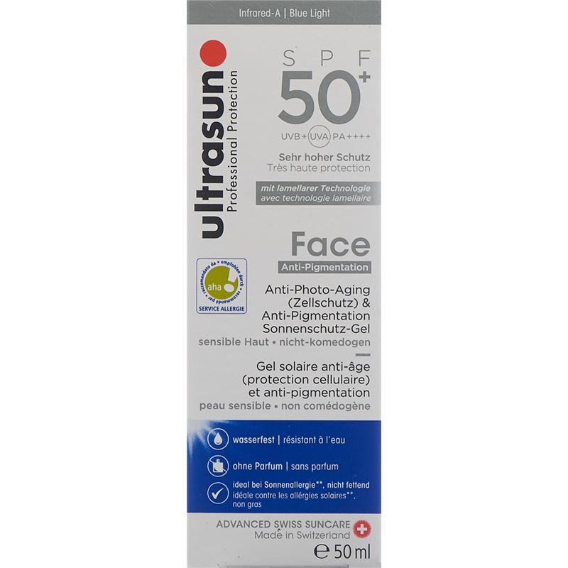 ULTRASUN Face Anti-Pigmentation SPF50+ 50 ml