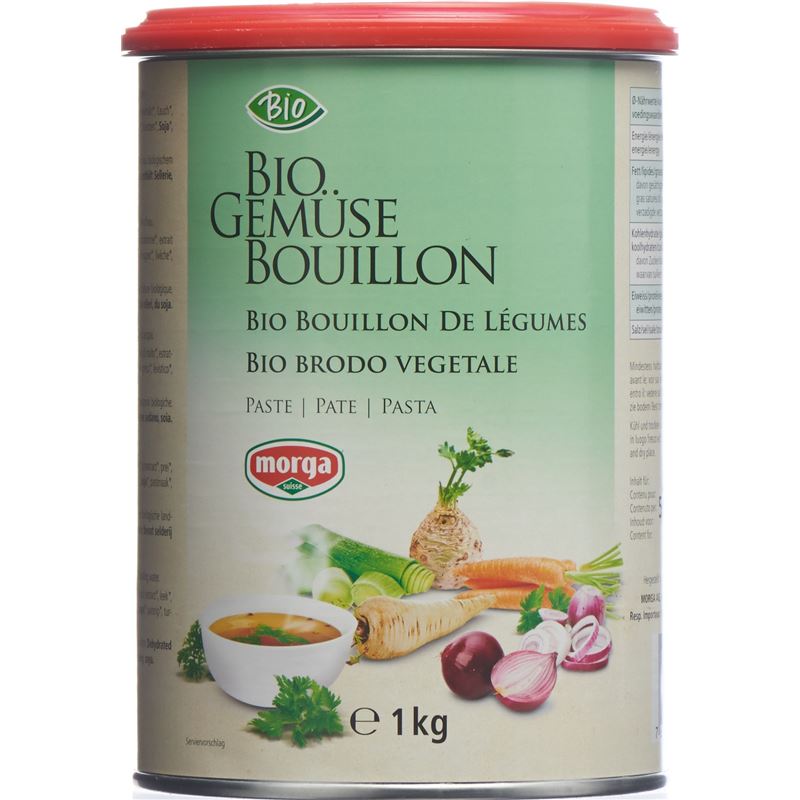 MORGA Gemüse Bouillon Paste Bio Ds 1000 g