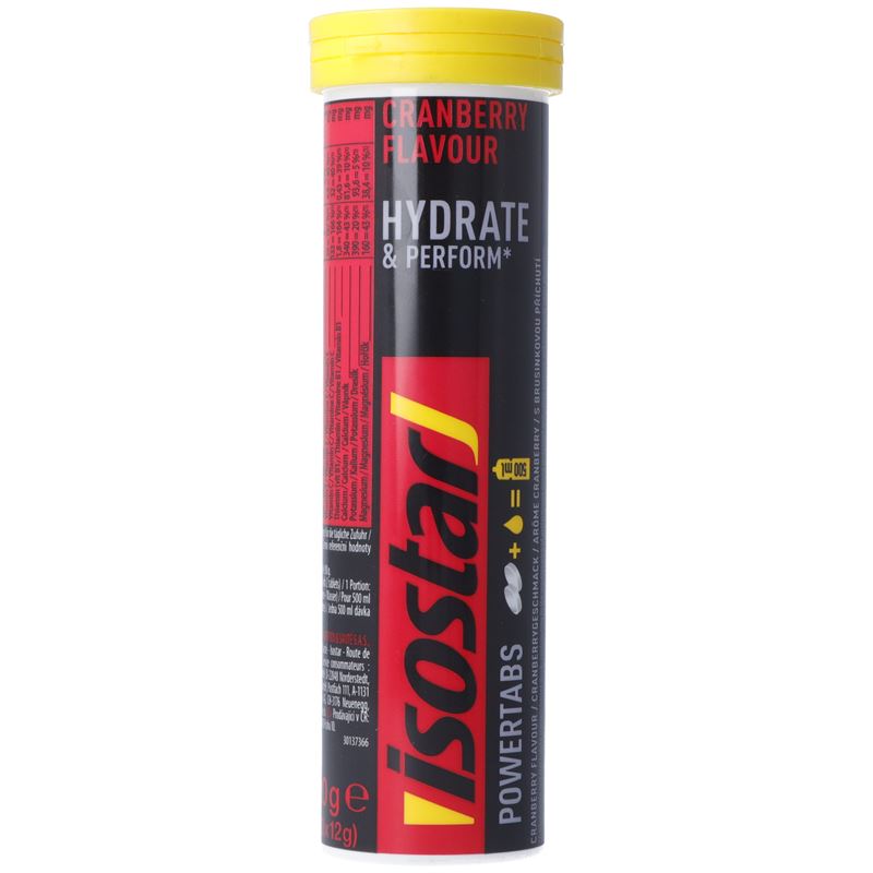 ISOSTAR Power Tabs Brausetabl Cranberry 10 Stk