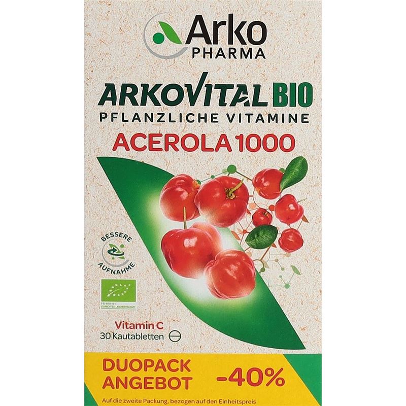 ARKOVITAL Acero Arko Tabl 1000 mg Bio D 2 x 30 Stk