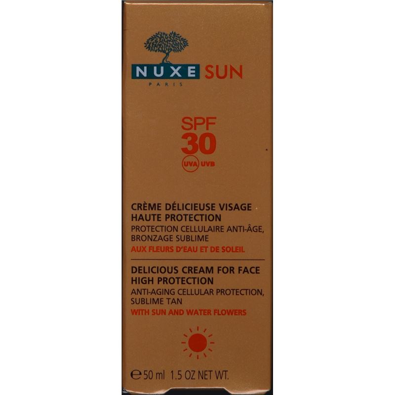 NUXE Sun Crème Visage Delic SPF30 50 ml