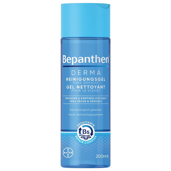 BEPANTHEN DERMA Reinigungsgel fürs Gesicht 200 ml