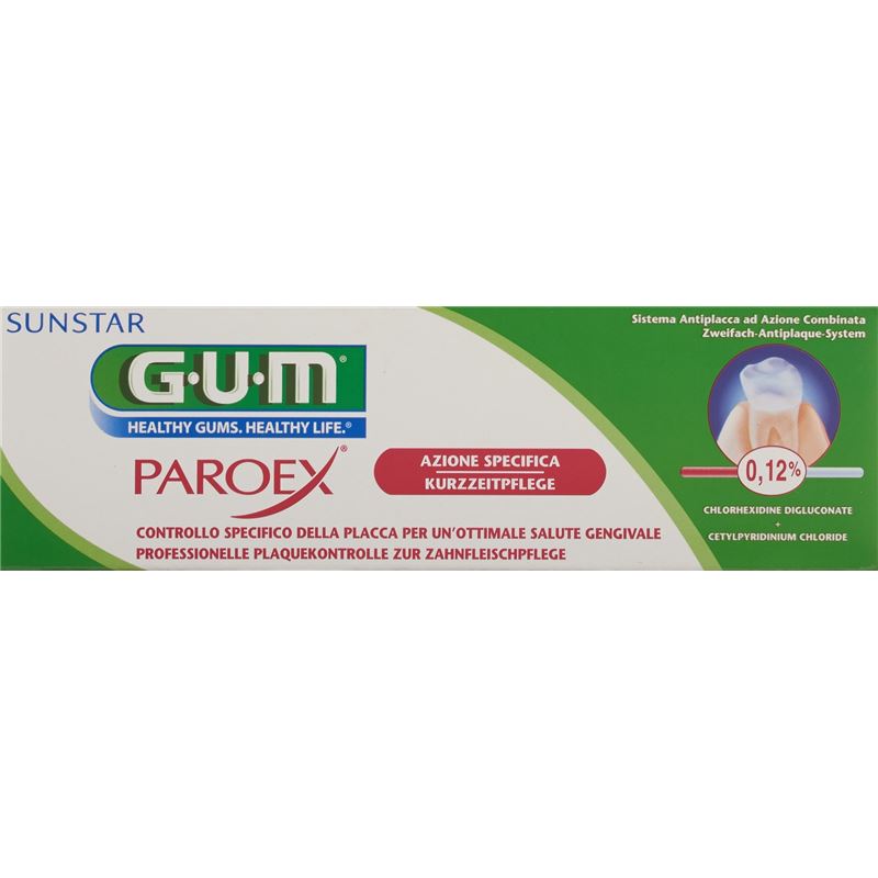 GUM Paroex Zahnpasta 0.12 % Chlorhexidin 75 ml