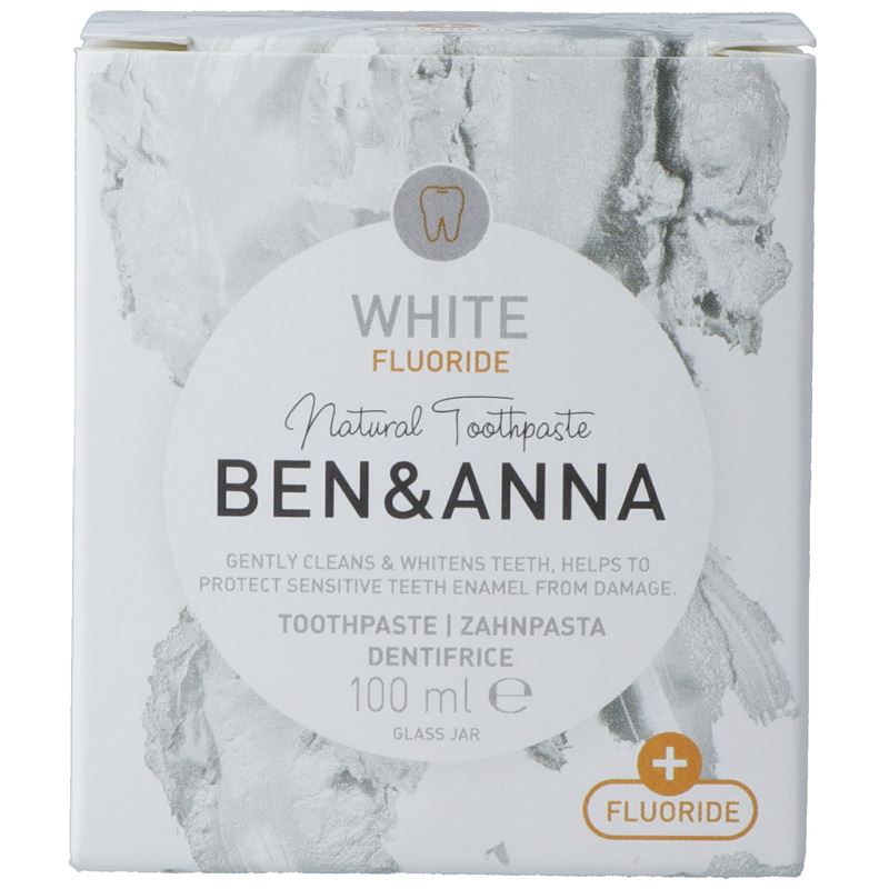 BEN&ANNA Toothpaste White Fluorid 100 ml