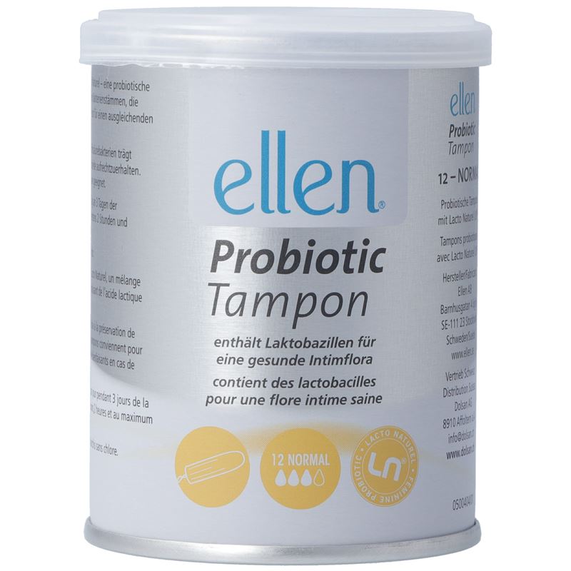 ELLEN normal Probiotic Tampon (neu) Ds 12 Stk