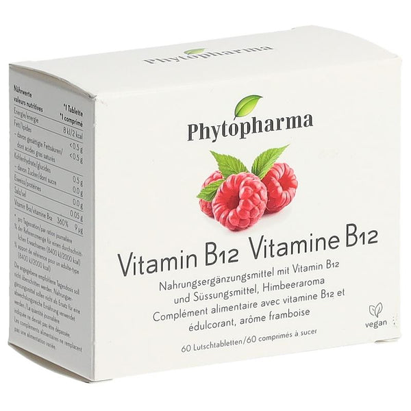 PHYTOPHARMA Vitamin B12 Lutschtabl Ds 60 Stk