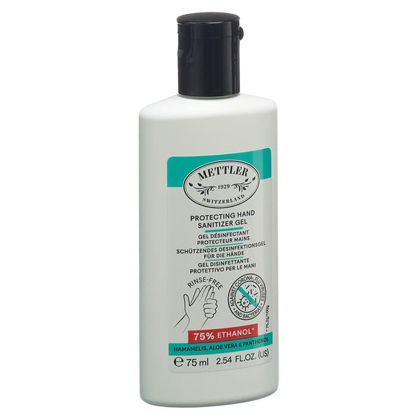 METTLER 1929 Schütz Desinfektionsgel Hände 75 ml