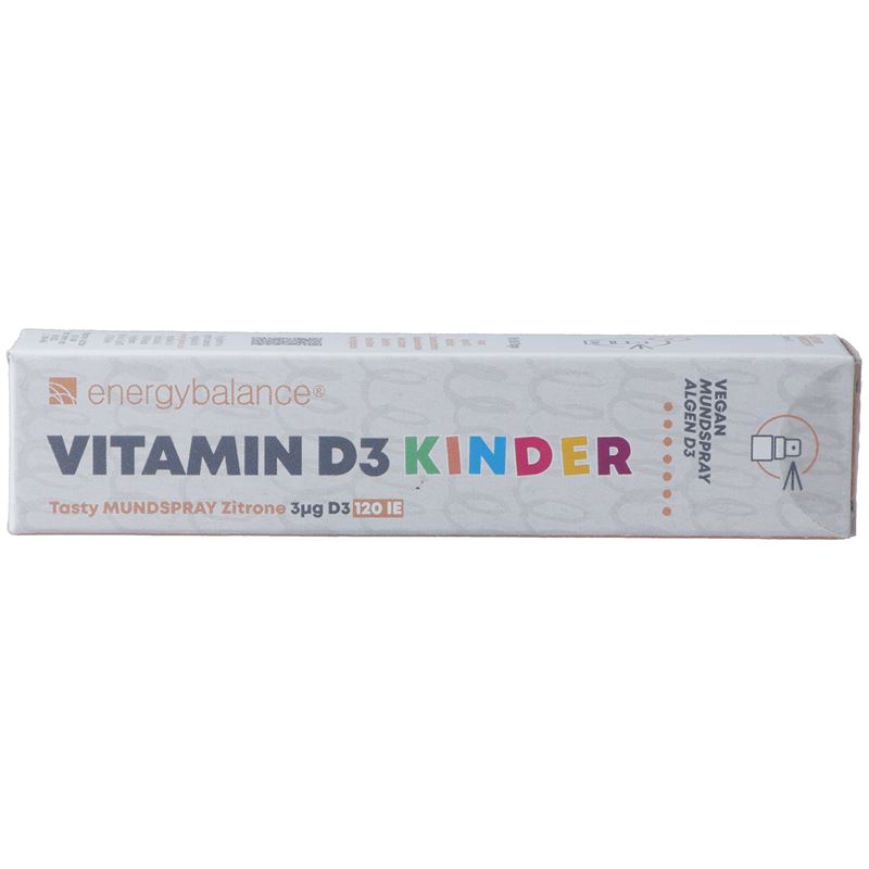 ENERGYBALANCE Vit D3 Kind Mundspr 3 mcg Zitr 25 ml