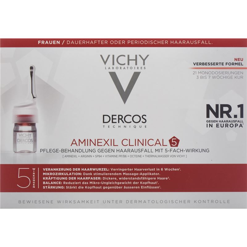 VICHY Dercos Aminexil Clinical 5 Frauen 21 x 6 ml