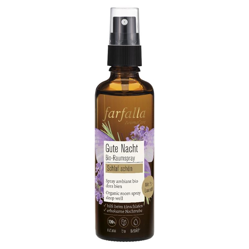 FARFALLA Bio-Raumspray Lavendel schlaf schön 75 ml