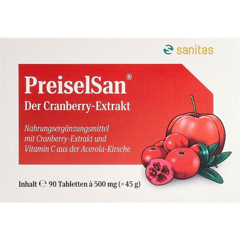 PREISELSAN mit Cranberry-Extrakt Tabl 90 Stk
