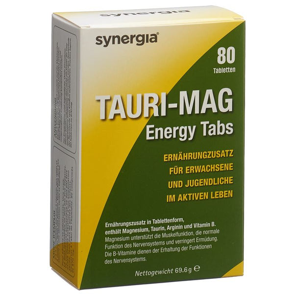 SYNERGIA Tauri Mag Energy Tabs 80 Stk