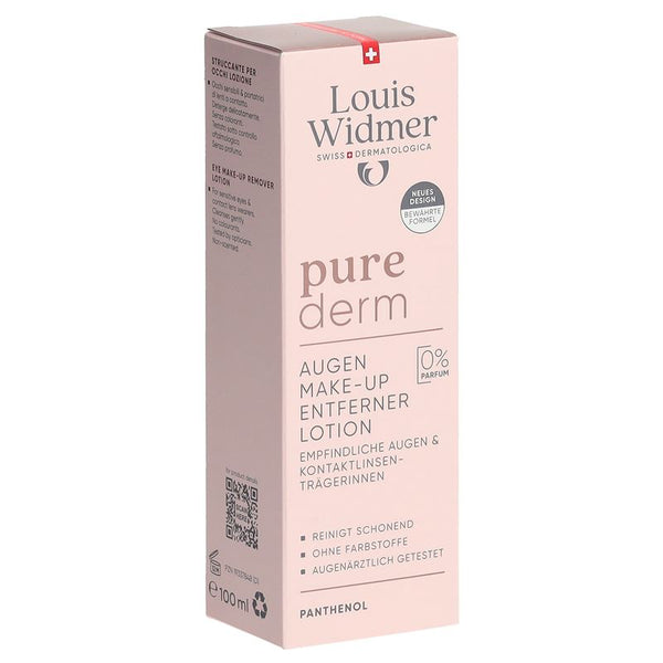 WIDMER Purederm Augen Make-up Ent Lot 100 ml