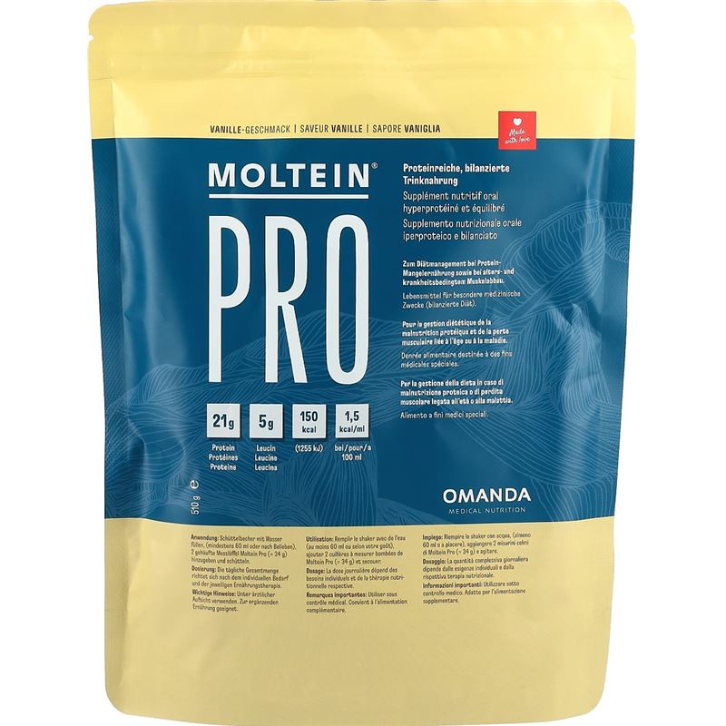 MOLTEIN PRO 1.5 Vanille Btl 525 g