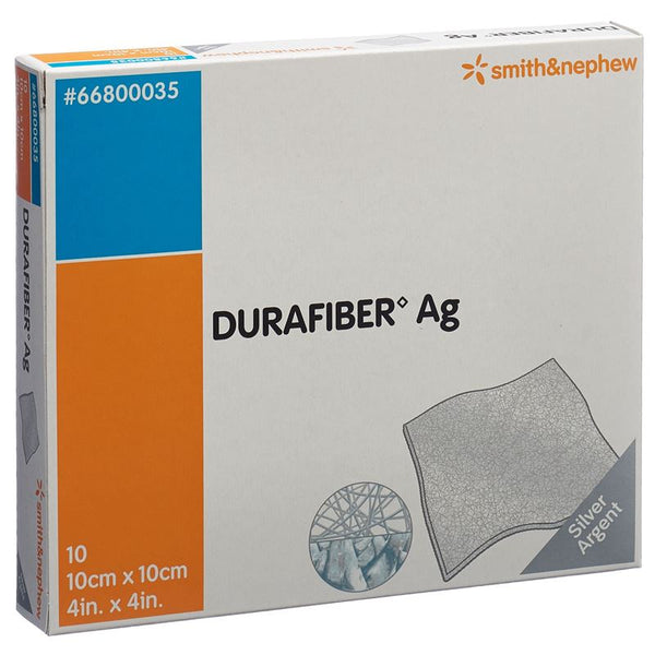 DURAFIBER AG Wundauflage 10x10cm steril 10 Stk