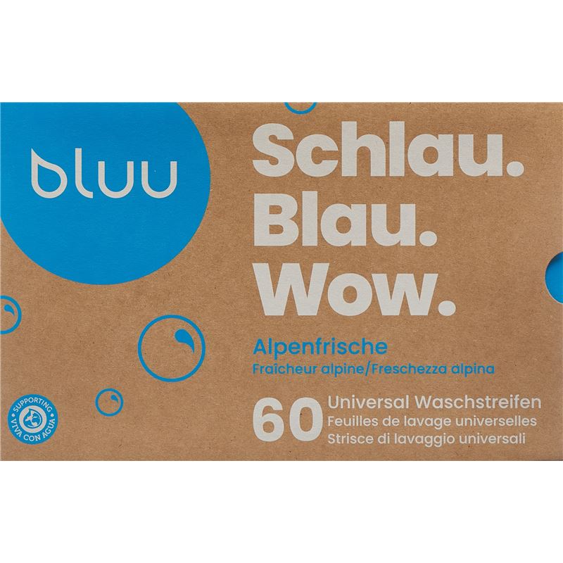 BLUU Waschstreifen Alpenfrische 60 Stk