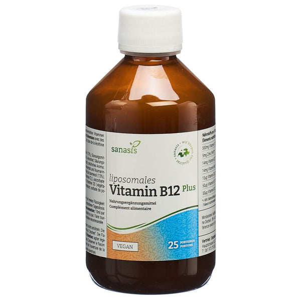 SANASIS Vitamin B12 PLUS liposomal Fl 250 ml