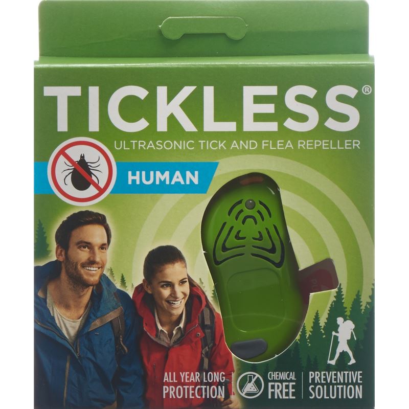 TICKLESS Adult Zeckenschutz grün /rot