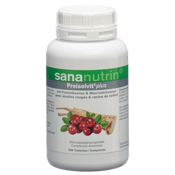 SANANUTRIN Preiselvit plus Tabl Ds 300 Stk