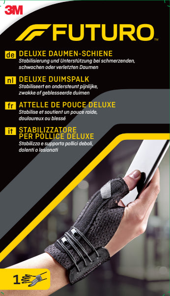 3M FUTURO Deluxe Daumen-Schiene S/M lin/rech schw