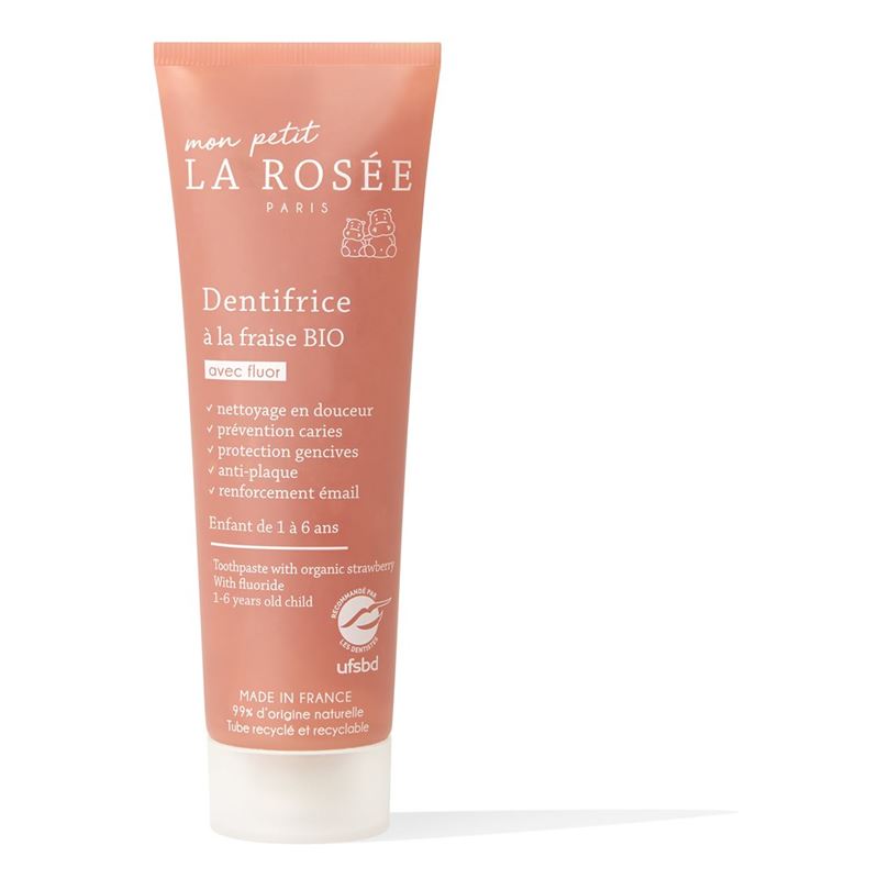 LA ROSEE mon petit dentifrice fraise bio Tb 50 ml
