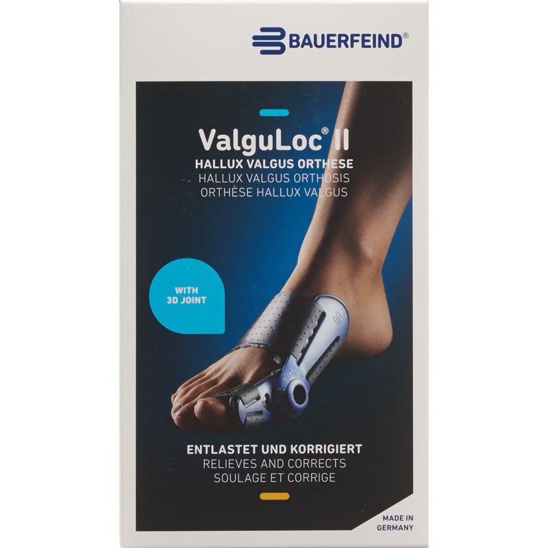 BAUERFEIND ValguLoc II Stabilorth univ tit