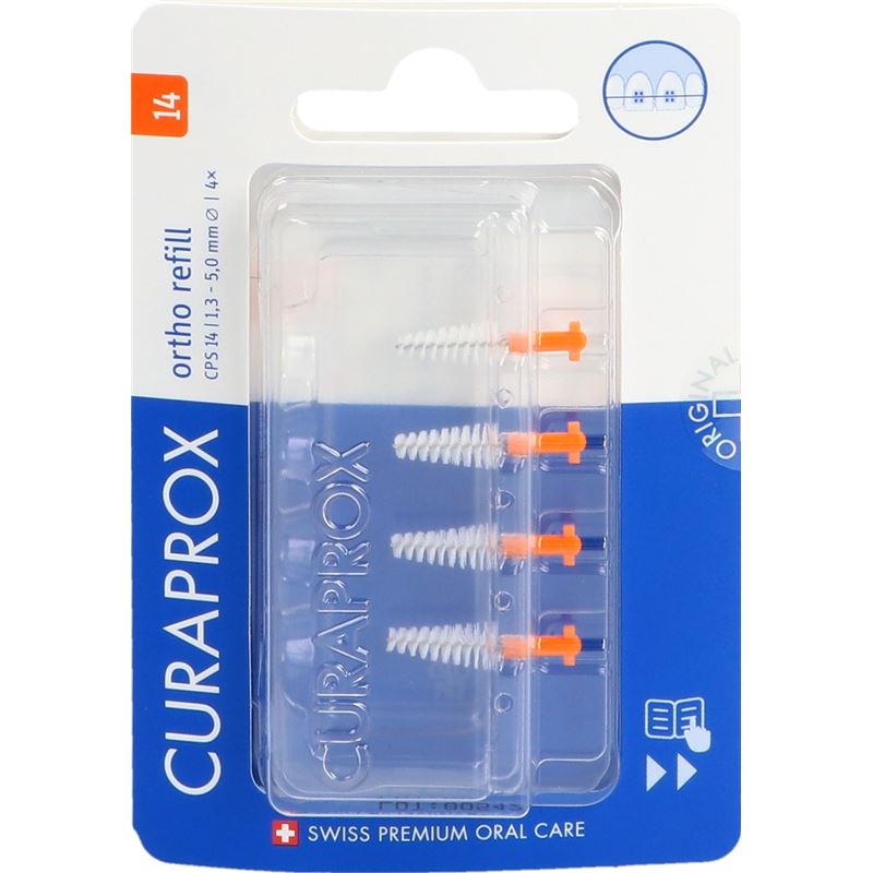 CURAPROX CPS 14 Ortho refill 4x orange