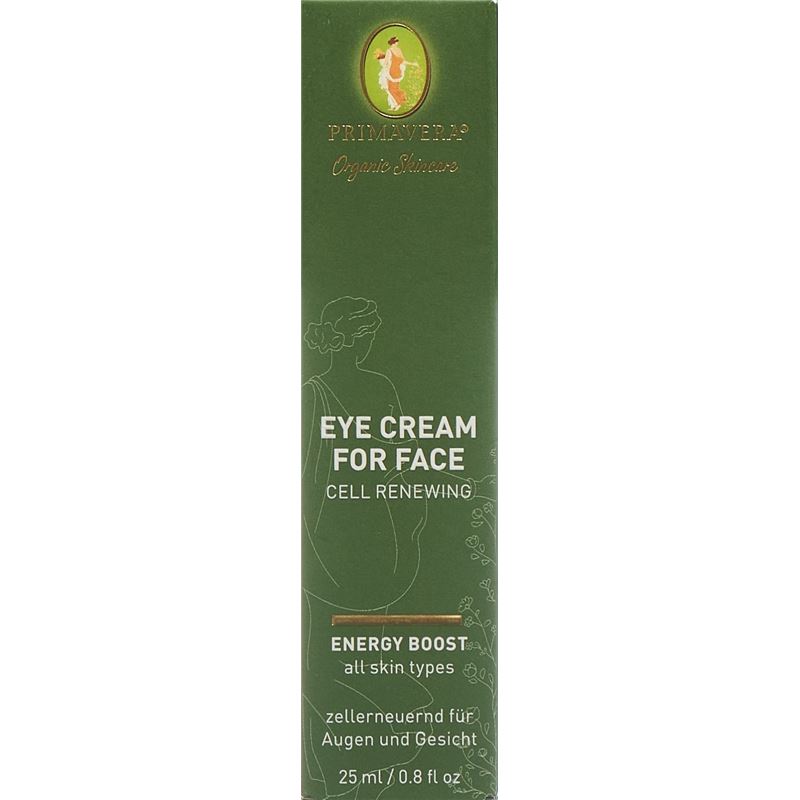 PRIMAVERA Energy Boost Eye Cream or Face Tb 25 ml