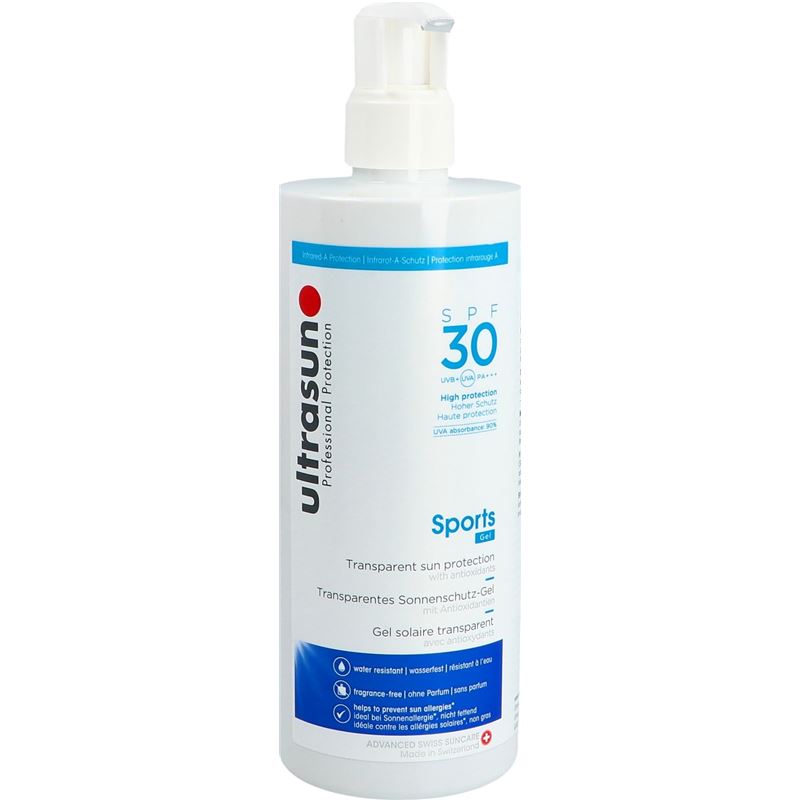 ULTRASUN Sports Gel SPF 30 -25% Disp 400 ml