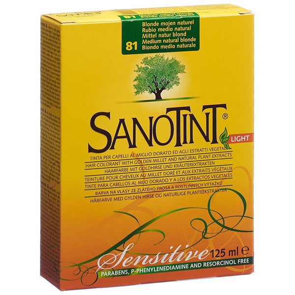 SANOTINT Sensitive Haarfarbe 81 mittel naturblond