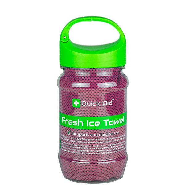 QUICK AID Fresh Ice Towel 34x80cm pink Box
