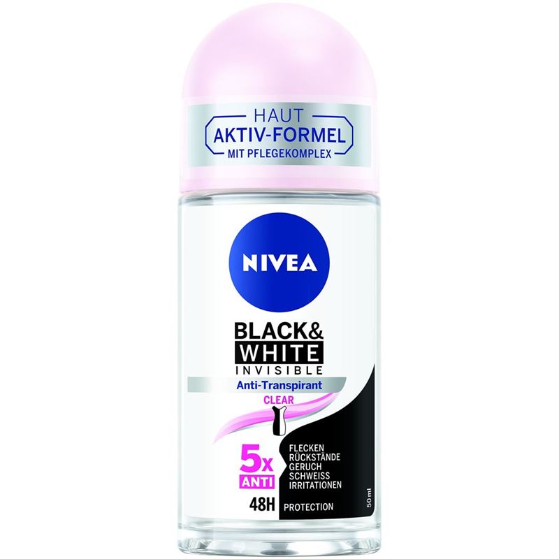 NIVEA Deo Inv Bla&Whi Roll-on Cl Female 50 ml