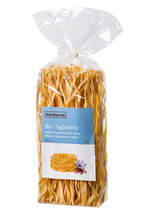 BIOFARM Tagliatelle Dinkel-Safran 350 g
