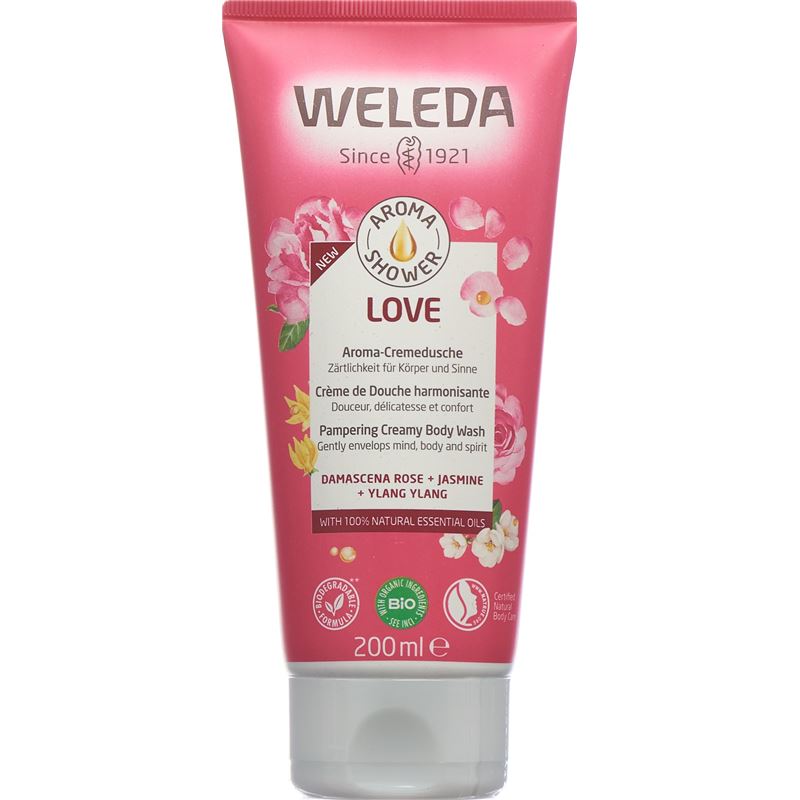 WELEDA Shower Cream Love Rose Tb 200 ml