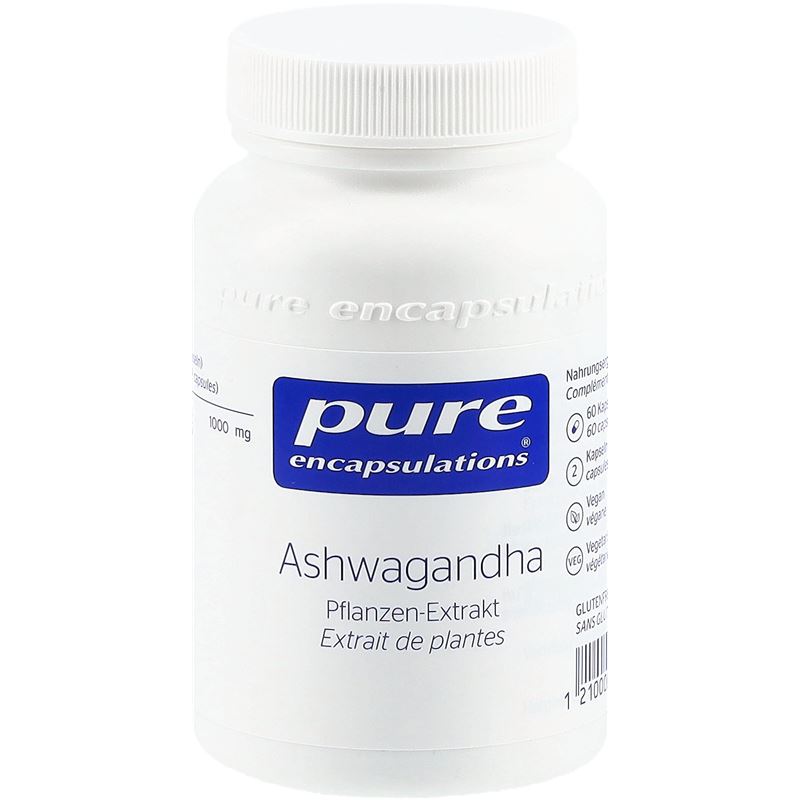PURE Ashwagandha Kaps Ds 60 Stk