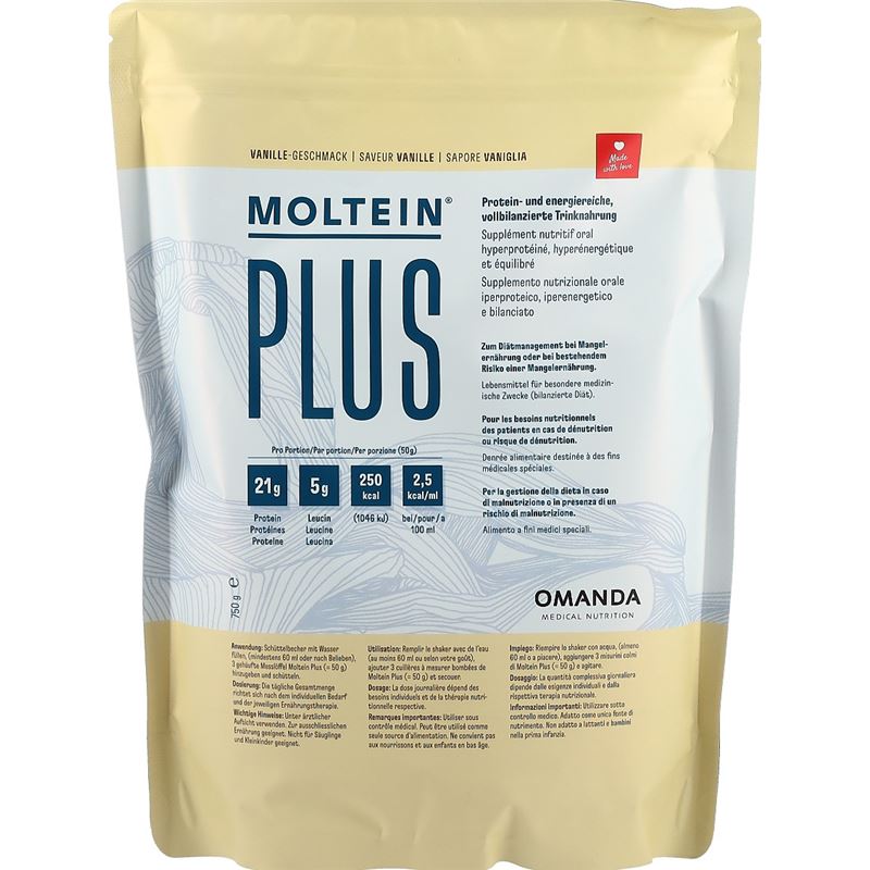 MOLTEIN PLUS 2.5 Vanille Btl 750 g