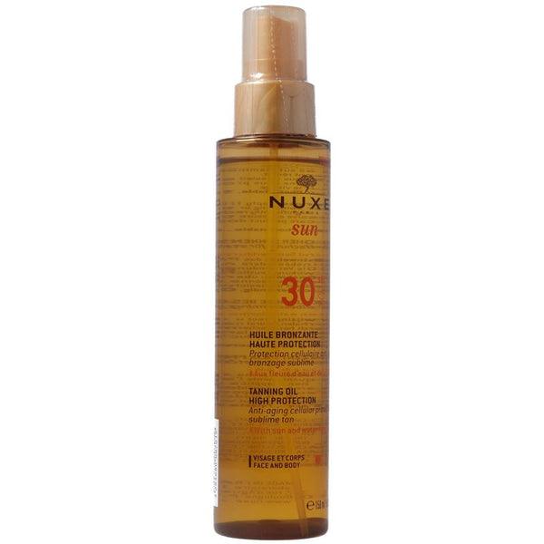 NUXE Sun Huile Bronzante Vis&Corps SPF30 150 ml