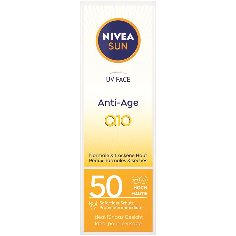 NIVEA SUN UV Face Anti-Age Q10 LSF50 50 ml