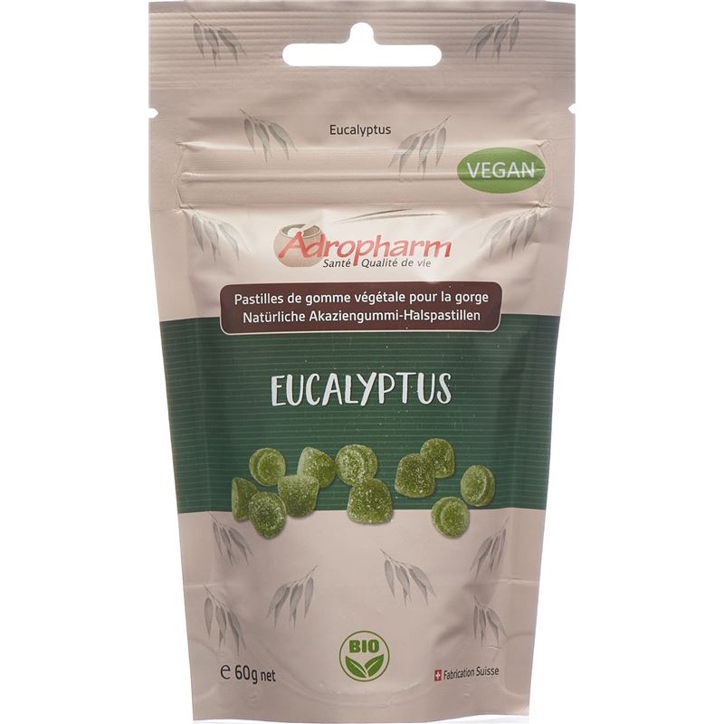 ADROPHARM Eukalyptus Bonbons Bio Btl 60 g