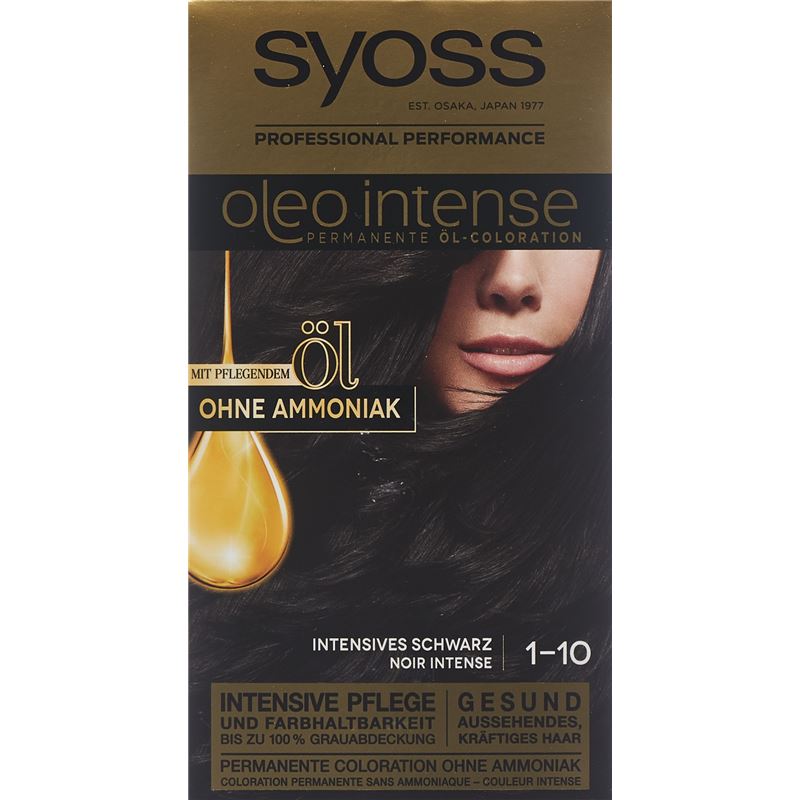 SYOSS Oleo Intense 1-10 intensives Schwarz