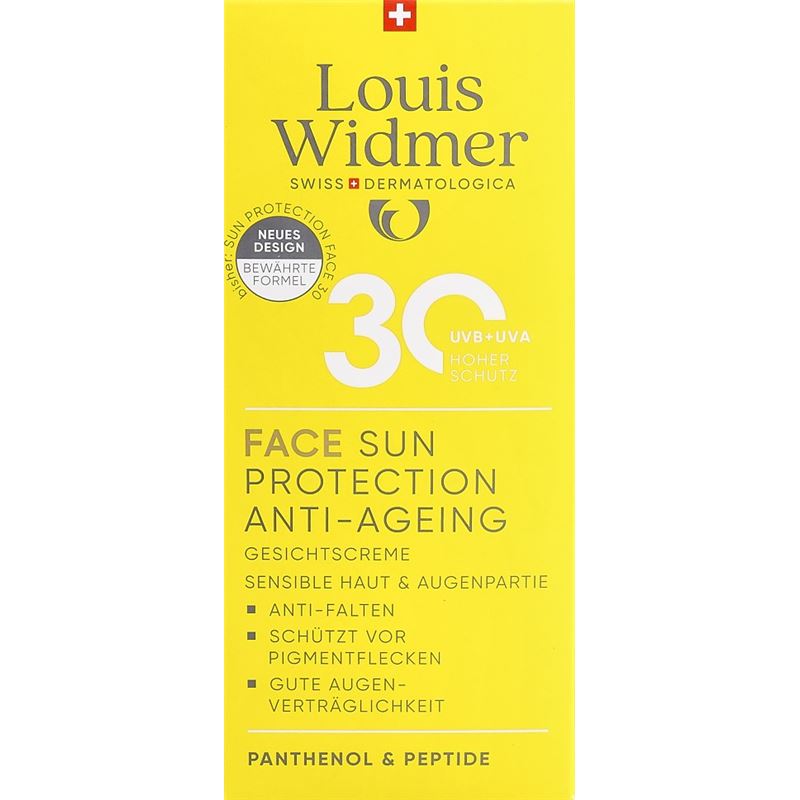 WIDMER Face Sun Prot Anti-Ag LSF30 parf 50 ml