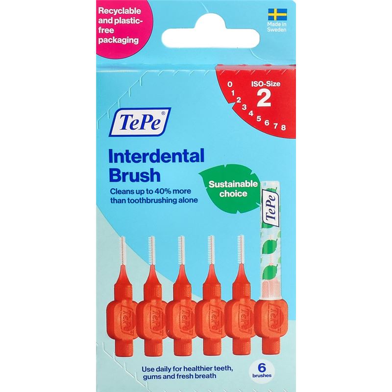 TEPE Interdental Brush 0.5mm rot 6 Stk