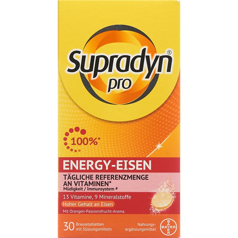SUPRADYN PRO energy eisen Brausetabl Ds 30 Stk