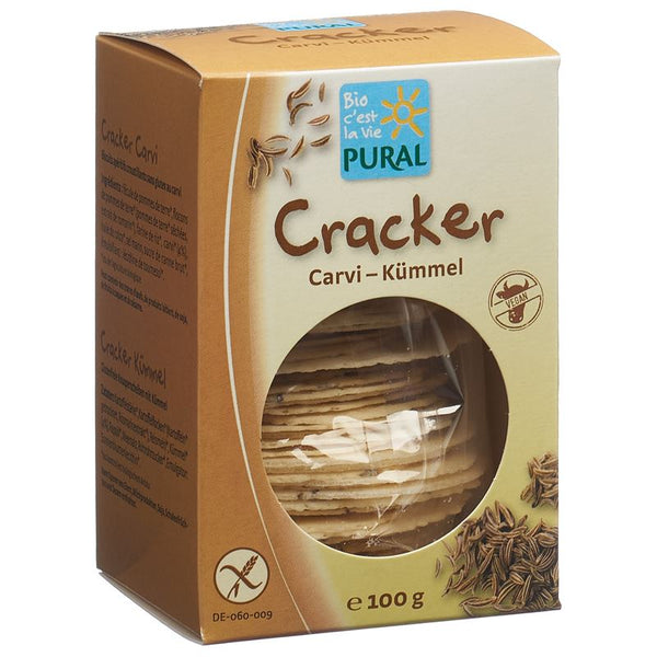 PURAL Cräcker Kümmel glutenfrei 100 g