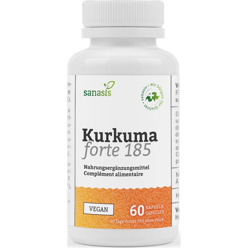 SANASIS Kurkuma fort Kaps Ds 60 Stk