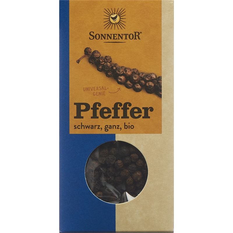 SONNENTOR Pfeffer schwarz ganz BIO 55 g