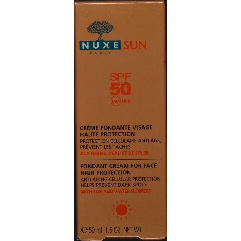 NUXE Sun Crème Visage Fond SPF50+ 50 ml