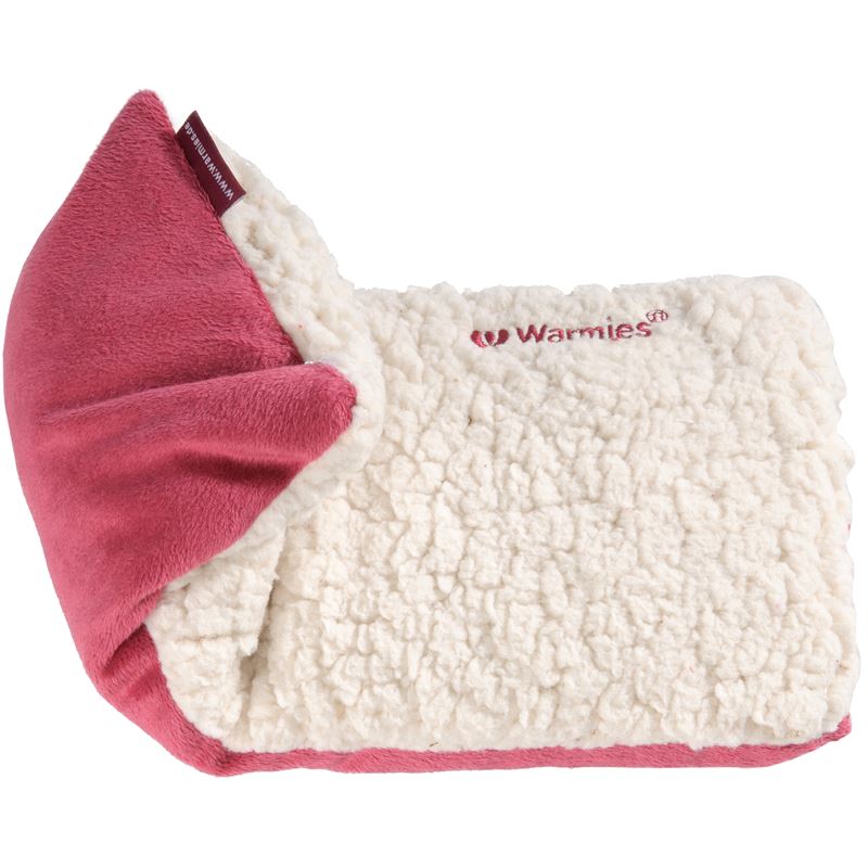 WARMIES Hot Pak Sherpa beige rot Kräuter-Füllung